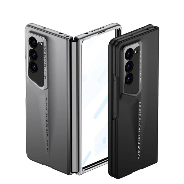 Galaxy Z Fold 6 Kılıf Ultra İnce Kamera Korumalı Sert Rubber Zore Procase Kapak - 4