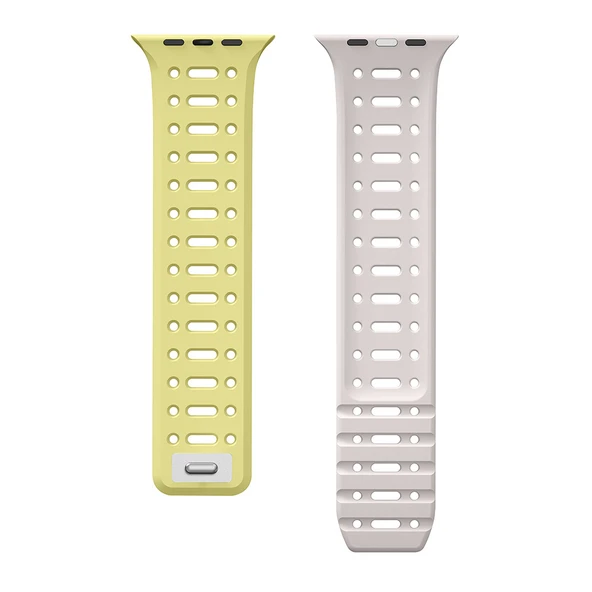 Apple Watch 10 42mm Zore KRD-124 Silikon Kordon Strap Kayış - 8