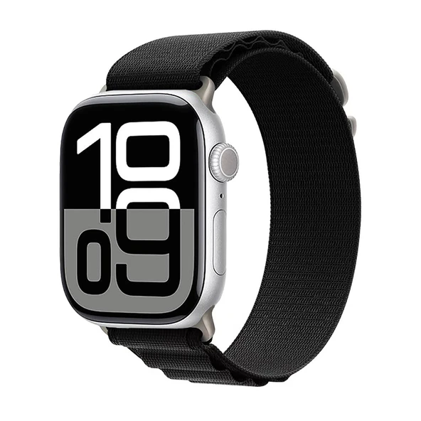 Apple Watch 10 46mm Zore KRD-74 Hasır Kordon - 12