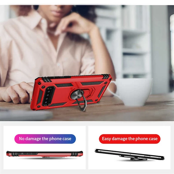 Vendas Galaxy S10 Kılıf Zore Vega Kapak - 9