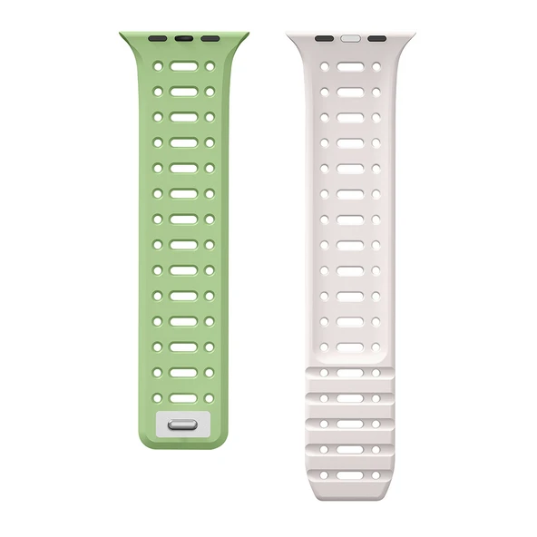 Apple Watch 10 42mm Zore KRD-124 Silikon Kordon Strap Kayış - 6