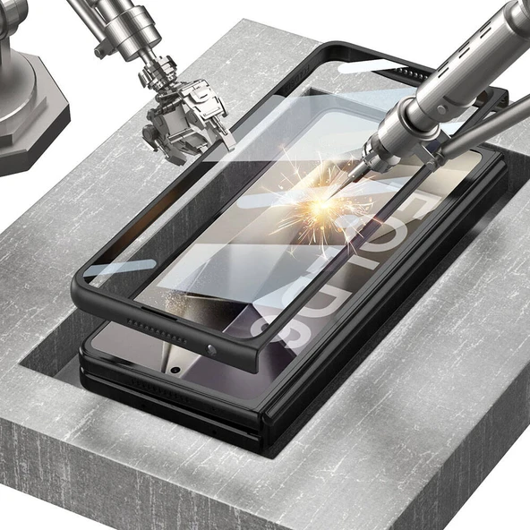 Galaxy Z Fold 6 Kılıf Ultra İnce Kamera Korumalı Sert Rubber Zore Procase Kapak - 11