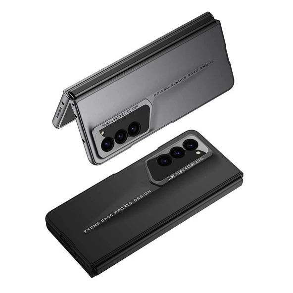 Galaxy Z Fold 6 Kılıf Ultra İnce Kamera Korumalı Sert Rubber Zore Procase Kapak - 9