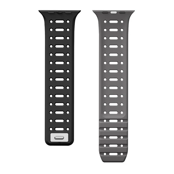 Apple Watch 10 42mm Zore KRD-124 Silikon Kordon Strap Kayış - 2