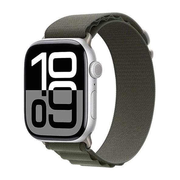Apple Watch 10 46mm Zore KRD-74 Hasır Kordon - 11