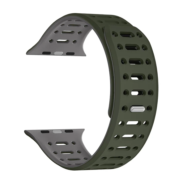 Apple Watch 10 42mm Zore KRD-124 Silikon Kordon Strap Kayış - 11