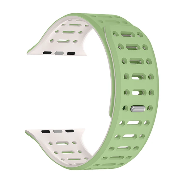 Apple Watch 10 42mm Zore KRD-124 Silikon Kordon Strap Kayış - 12