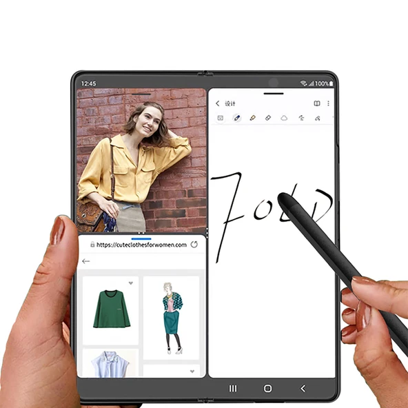 Vendas Samsung Galaxy Z Fold 5 Uyumlu C-Pen Dokunmatik Kalem - 3