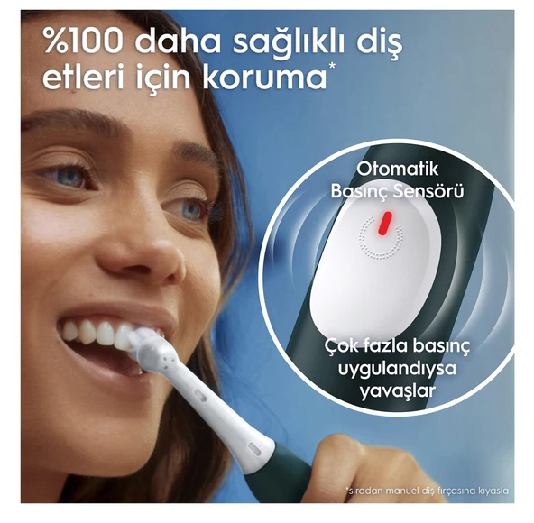 Oral-B iO 2 Yeşil Seyahat Kabı ile Şarjlı Diş Fırçası - 4