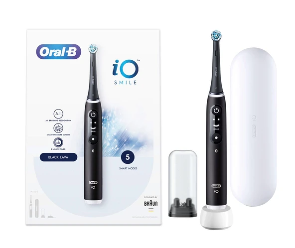 Oral-B iO 6 Smile Siyah Şarjlı Diş Fırçası