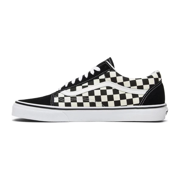Vans Vans Old Skool Black Checkerboard - Resim 5