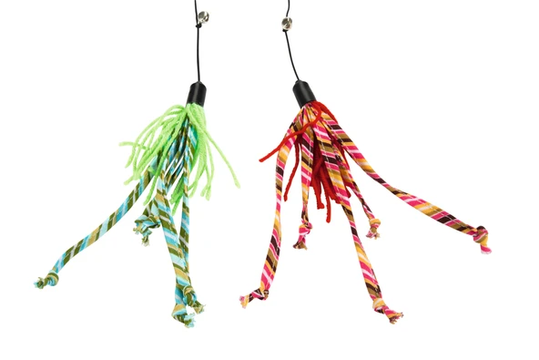 Beeztees Kedi Oltası, Zilli, Yün İpler Uc, Uzun Dayanıklı ip-70cm, Çeşitli Renklerde, 50cm - Resim 2