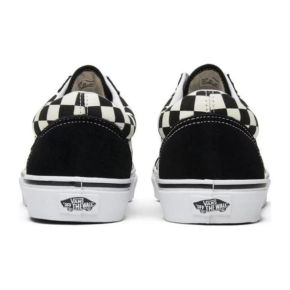 Vans Vans Old Skool Black Checkerboard - Resim 3