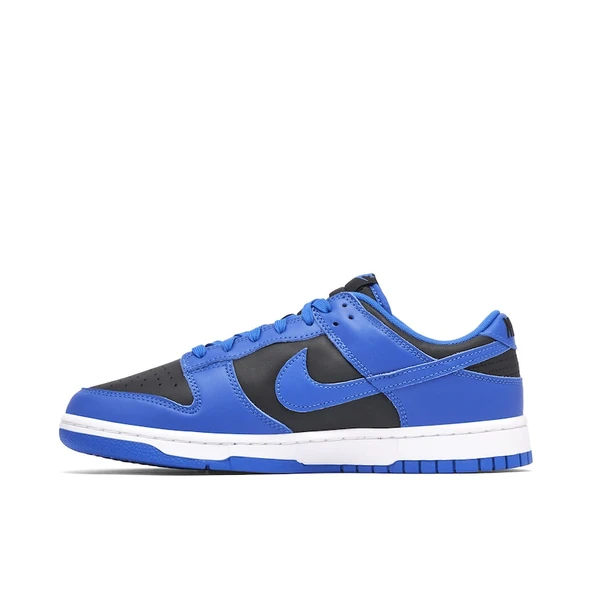 Nike Dunk Low Retro Black Hyper Cobalt 2021 - Resim 2