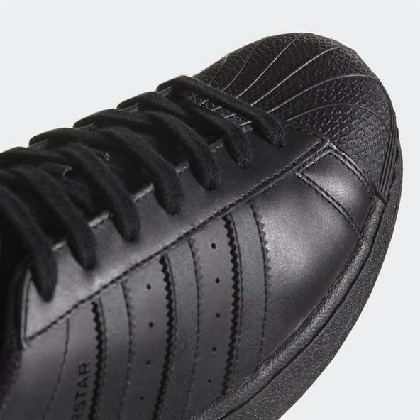 Adidas Superstar Triple Black - Resim 3