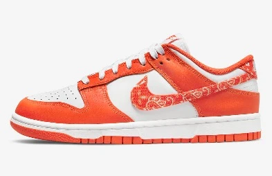 Nike Dunk Low Paisley Orange - Resim 5