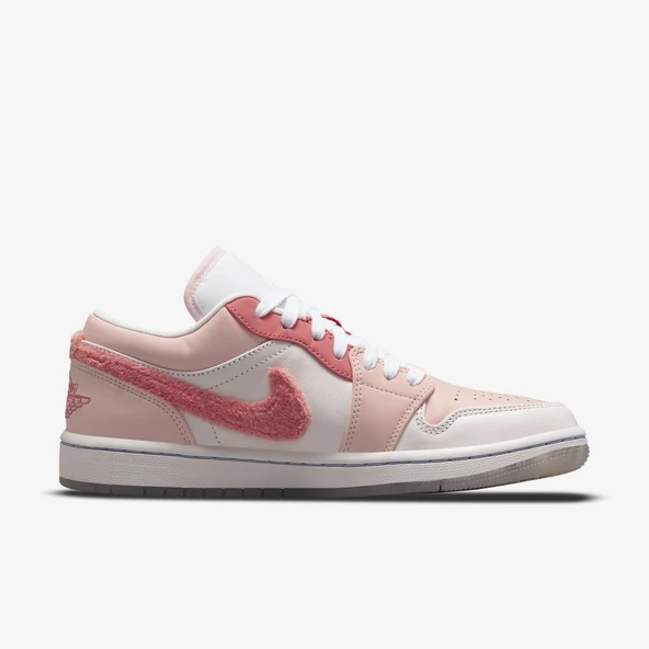 Nike Air Jordan 1 Low Mighty Swooshers Pink Womens - Resim 6