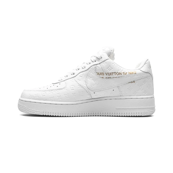 Nike Air Force 1 Low x Louis Vuitton By Virgil Abloh White - Resim 4