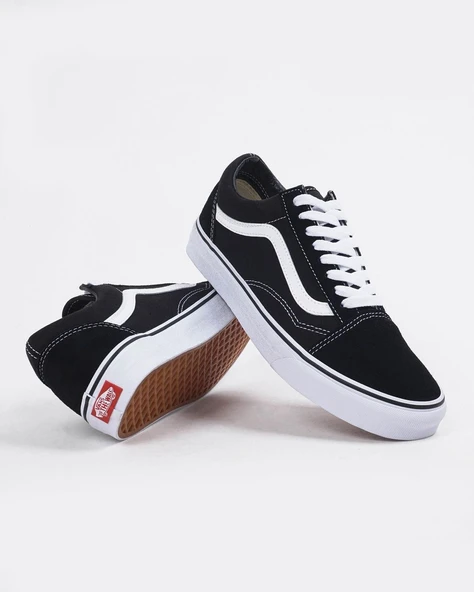 Vans Vans Old Skool Black White - Resim 3