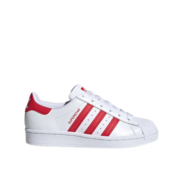 Adidas Superstar White Red ürün görseli 1