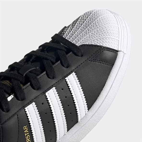 Adidas Superstar Core Black White - Resim 4