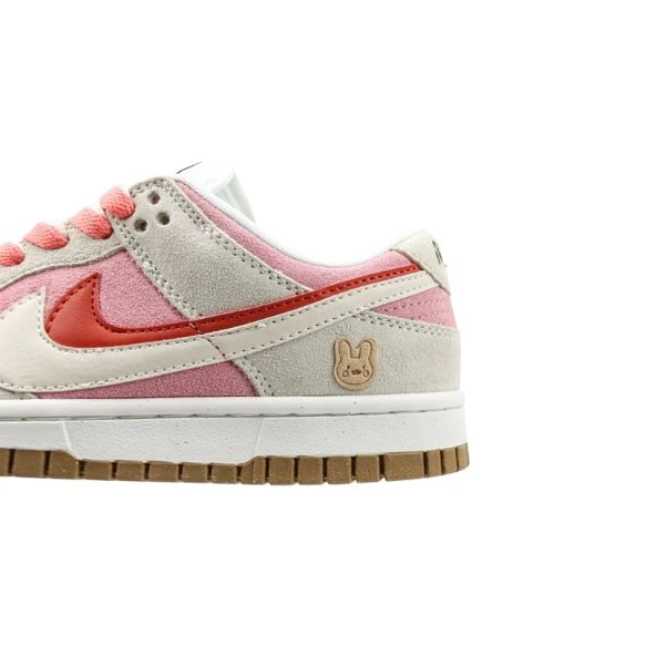 Nike Dunk Low SE ”85” Double Swoosh Pink Rabbit - Resim 5