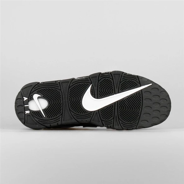 Nike Air More Uptempo Black White - Resim 5