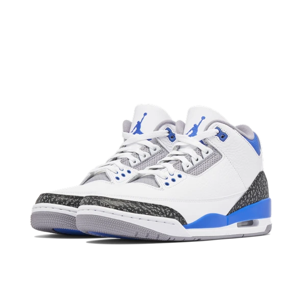 Nike Air Jordan 3 Retro Racer Blue - Resim 2