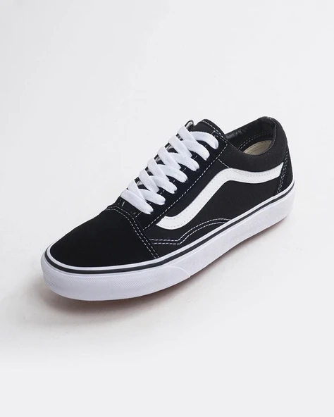 Vans Vans Old Skool Black White - Resim 6