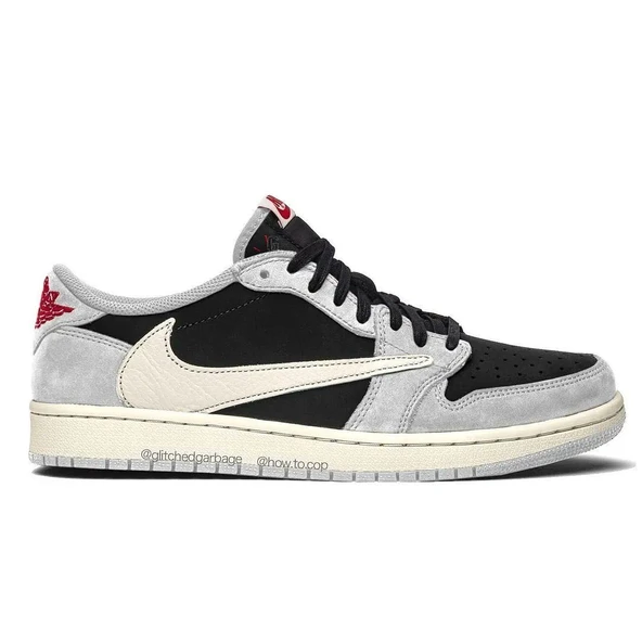 PTTAVM: Nike Travis Scott x Air Jordan 1 Low OG Grey Black