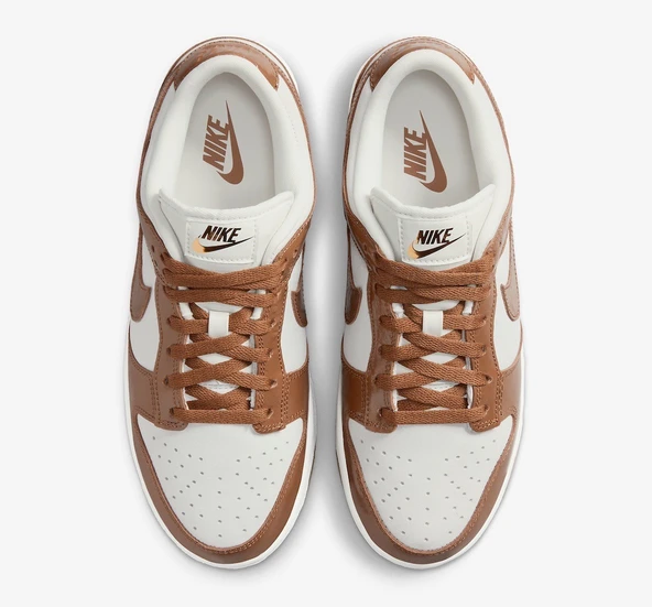 Nike Dunk Low LX Ale Brown Ostrich Womens - Resim 4