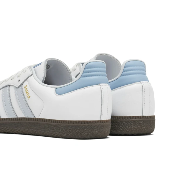 Adidas Samba OG Core White Halo Blue - Resim 2