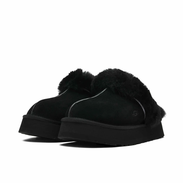 Ugg UGG Disquette Slipper Black Womens - Resim 3