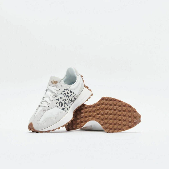 New Balance 327 Sea Salt Leopard Pantera Womens - Resim 6