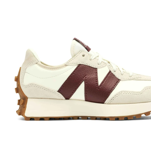 New Balance 327 Moonbeam Classic Burgundy Womens - Resim 4