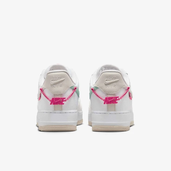 Nike Air Force 1 07 LX Pink Bling Womens - Resim 3