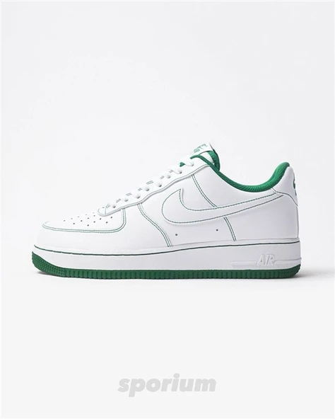 Nike Air Force 1 Low Contrast Stitch White Pine Green - Resim 2