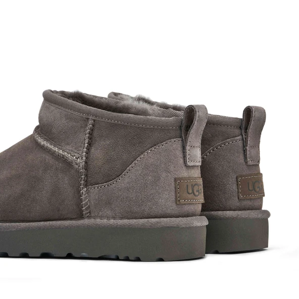 Ugg UGG Classic Ultra Mini Boot Grey Womens - 3