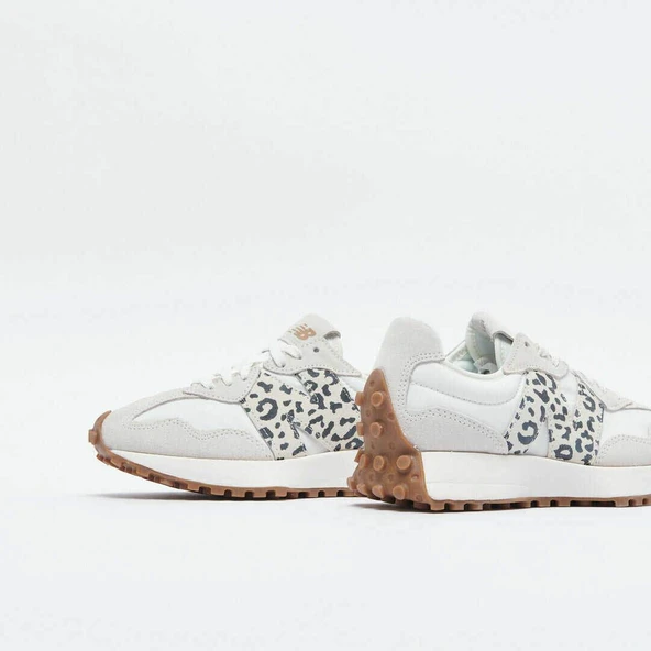 New Balance 327 Sea Salt Leopard Pantera Womens - Resim 3