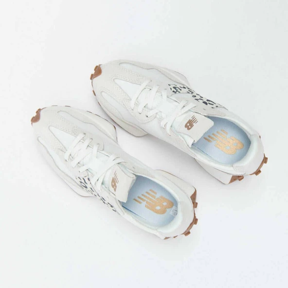 New Balance 327 Sea Salt Leopard Pantera Womens - Resim 4