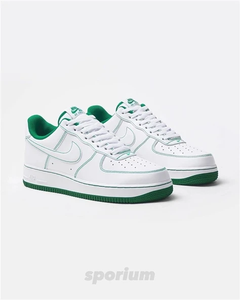 Nike Air Force 1 Low Contrast Stitch White Pine Green - Resim 4