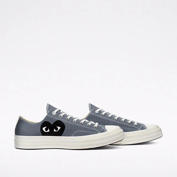 Converse Converse Chuck Taylor All-Star 70 Ox Comme des Garcons PLAY Grey - Resim 5