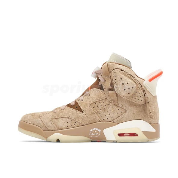 Nike Air Jordan Retro 6 Travis Scott British Khaki - Resim 4