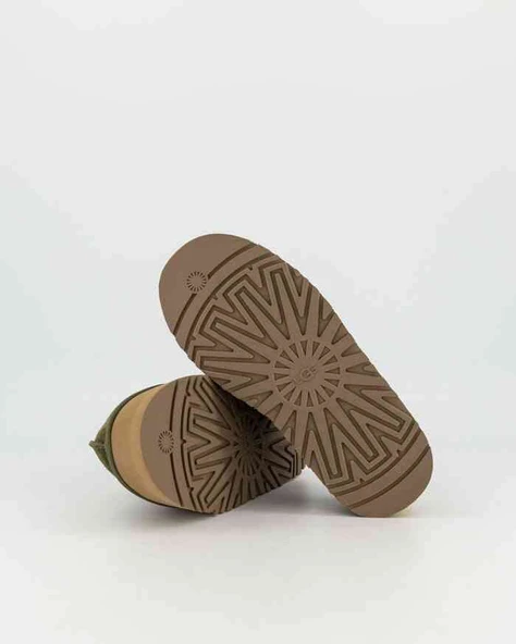 Ugg UGG Tazz Slipper Burnt Olive Womens - Resim 7