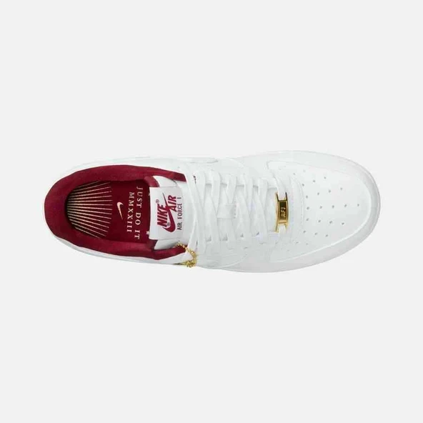 Nike Air Force 1 Low '07 SE Just Do It Summit White Team Red Womens - Resim 5