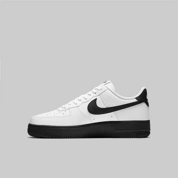 Nike Air Force 1 Low White Black Sole - Resim 8