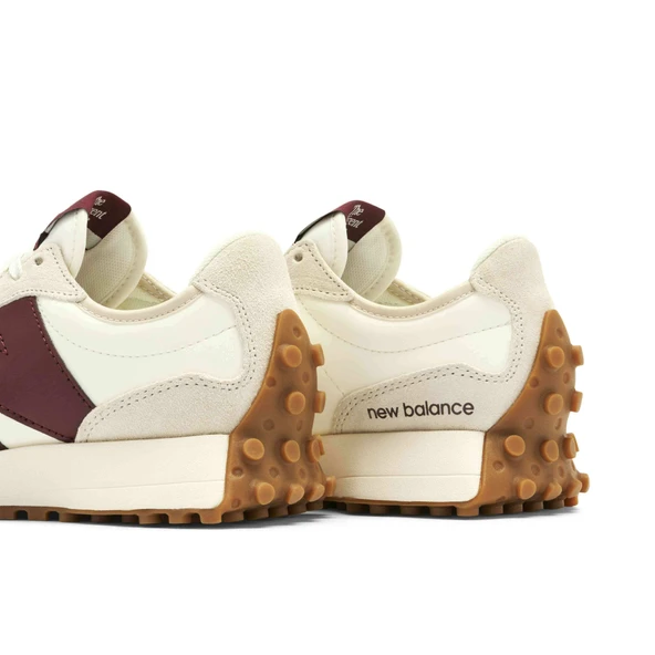 New Balance 327 Moonbeam Classic Burgundy Womens - Resim 5
