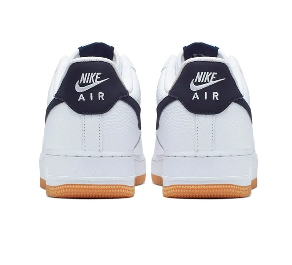 Nike Air Force 1 07 Low White Obsidian Gum - Resim 4