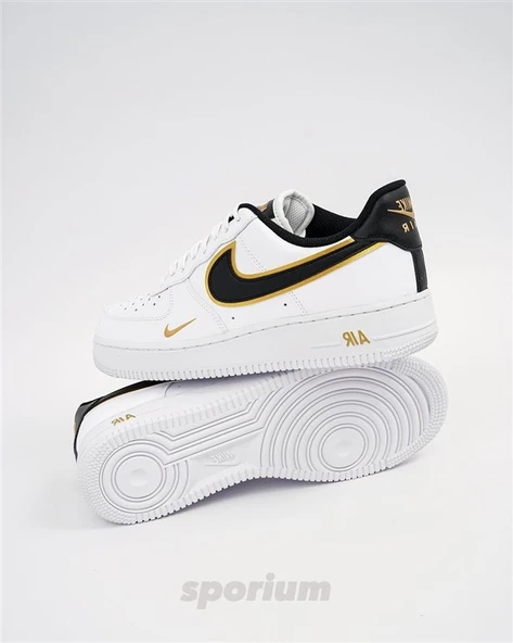 Nike Air Force 1 07 LV8 White Metallic Gold - Resim 6