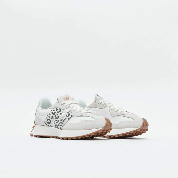 New Balance 327 Sea Salt Leopard Pantera Womens - Resim 5